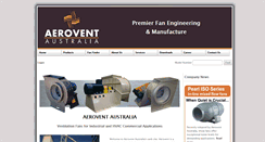 Desktop Screenshot of aerovent.com.au