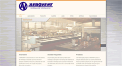 Desktop Screenshot of aerovent.com.br